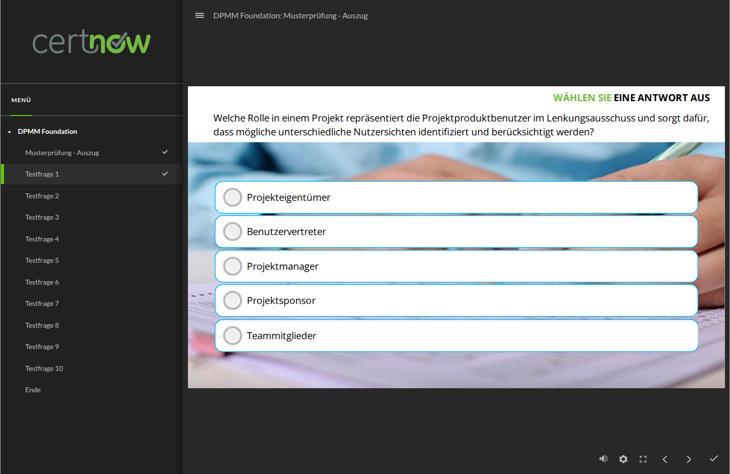 PRINCE2® Foundation Musterprüfung